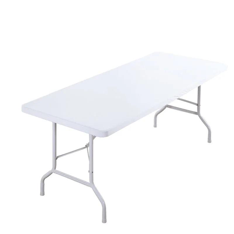 Spandex Tablecloth Washable and Wrinkle Resistant Patio Elastic Table Cover for Camping Dining Room Patio Kitchen Banquet Party