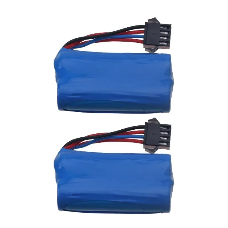 7.4V 2000mAh Li-ion Battery SM4p Plug for Electric Toys Water Bullet Gun Toys for RC Toys Car 7.4V Battery