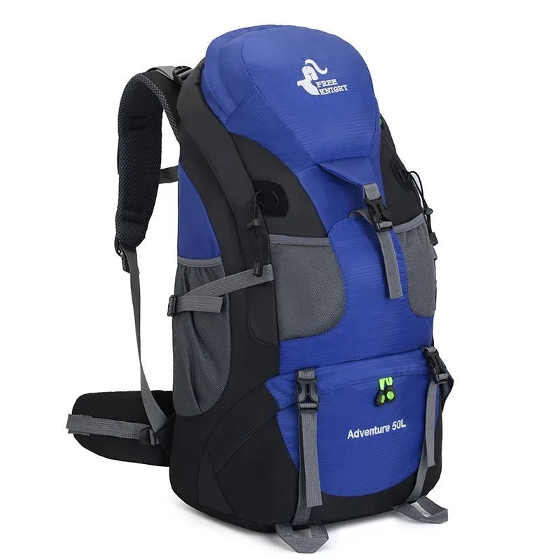 50L Outdoor Trekking Backpack Men Women Camping Hiking Bag Mountaineering Backpack Multi-functional Lightweight Sports Bag