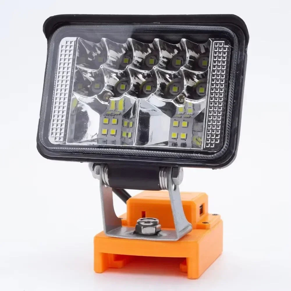 Portable LED Work Light for WORX 20V 4 PIN(WA3551.1/ WA3561 / 3563/3564/3567/3864/3553)Battery with USB Charge Camping Lantern