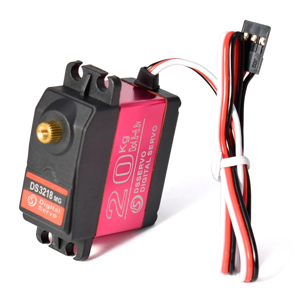 Dsservo Waterproof Servo DS3218 20KG DS3225 25KG DS3235 35KG 180/270 Degree Metal Gear Digital Servo for 1/8 1/10 1/12 RC Cars