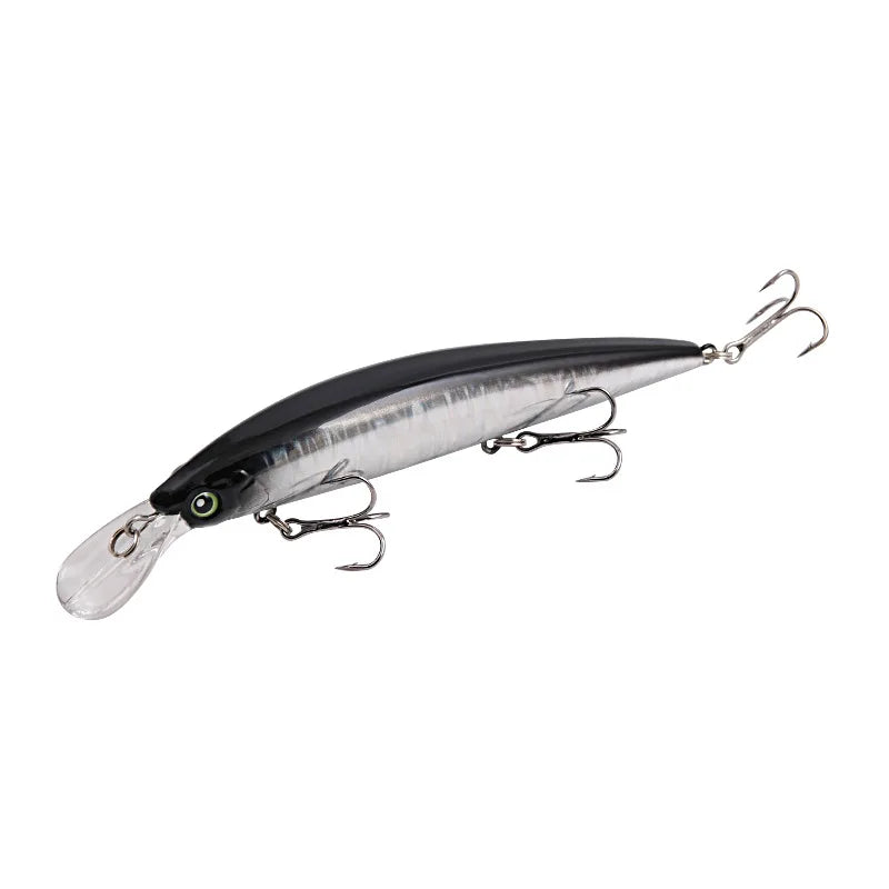 Luya Bait Laser Long-Cast Submerged ABS Lead Block Mino 15.2cm36g Three-Hook Beak Freshwater Sea