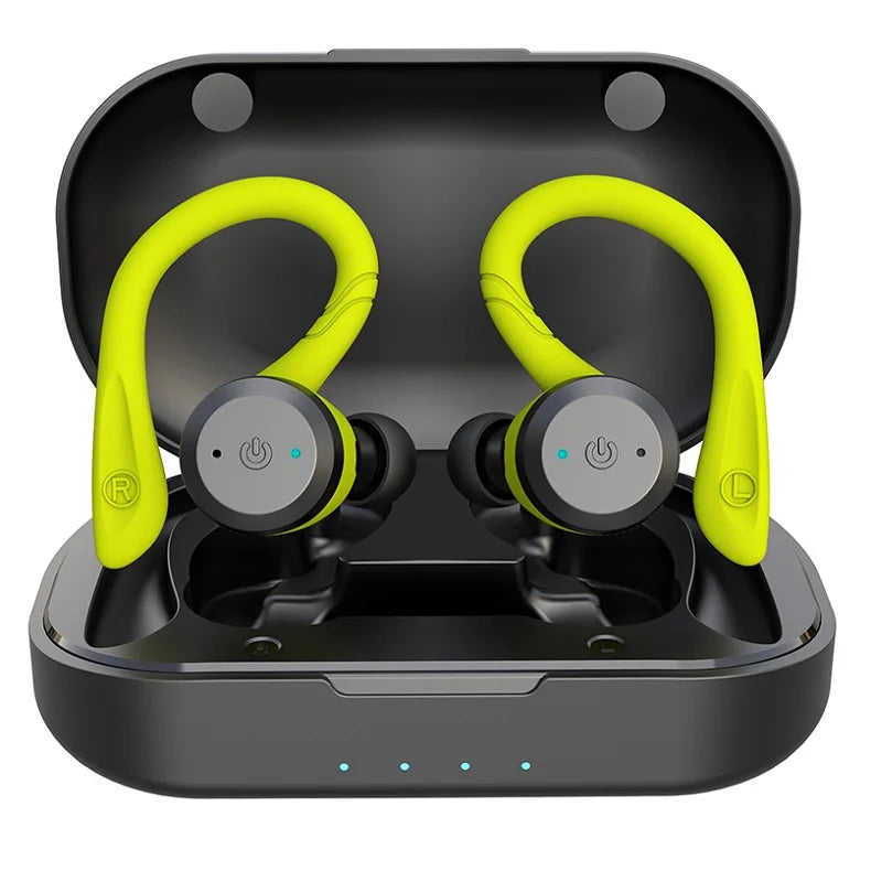 Bluetooth Wireless Headphones with Mic Sports Waterproof TWS Bluetooth Earphones key Control Wireless Headsets Earbuds Phone