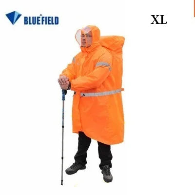 Outdoor Hiking Raincoat Waterproof Rainwear Backpack Rain Cover Unisex Camping Hiking Travel Rainwear Camping Rain Gear