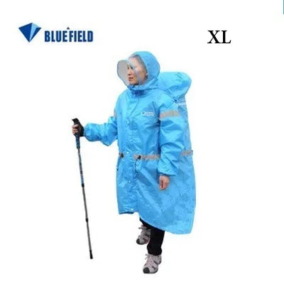Outdoor Hiking Raincoat Waterproof Rainwear Backpack Rain Cover Unisex Camping Hiking Travel Rainwear Camping Rain Gear