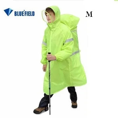 Outdoor Hiking Raincoat Waterproof Rainwear Backpack Rain Cover Unisex Camping Hiking Travel Rainwear Camping Rain Gear