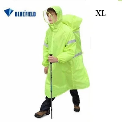 Outdoor Hiking Raincoat Waterproof Rainwear Backpack Rain Cover Unisex Camping Hiking Travel Rainwear Camping Rain Gear