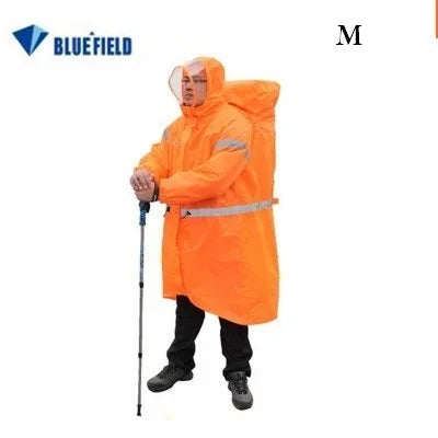 Outdoor Hiking Raincoat Waterproof Rainwear Backpack Rain Cover Unisex Camping Hiking Travel Rainwear Camping Rain Gear