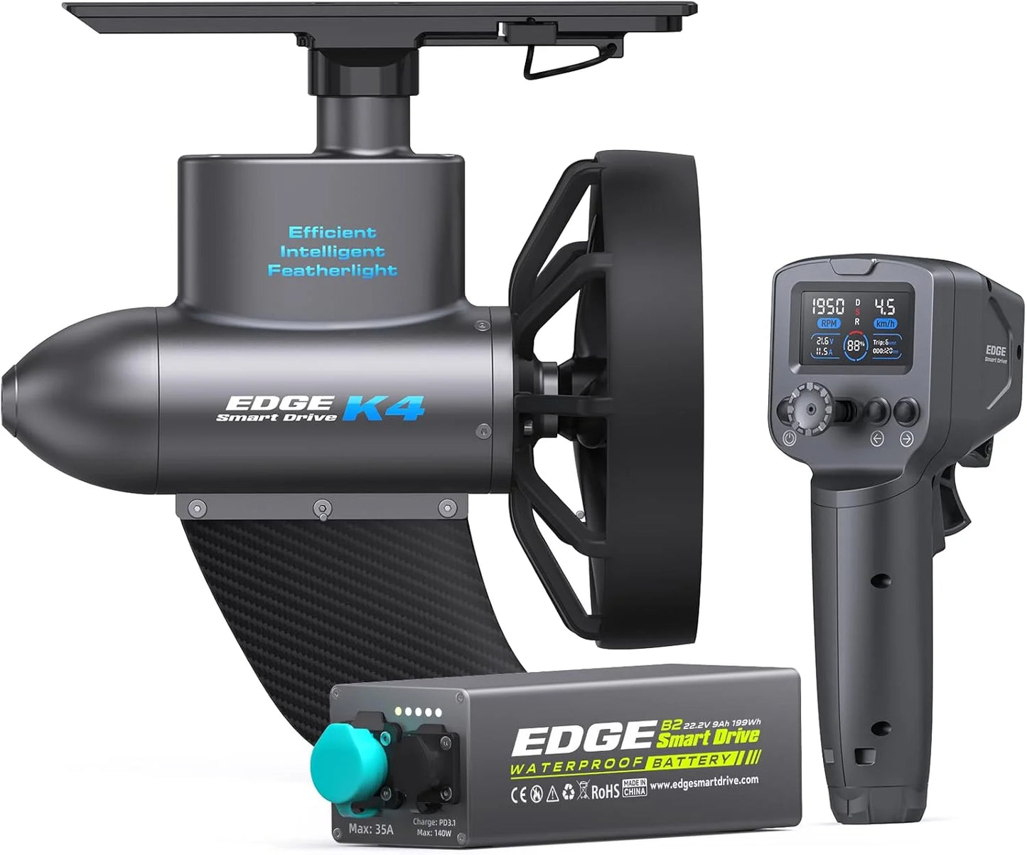 Camolech k4c  40V Watercraft Motor – 9.3kg Lightweight, 5km/h Top Speed & Wireless Bluetooth Control