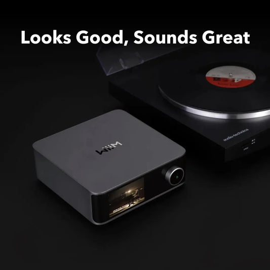 Ultra Music Streamer & Digital Preamp | 3.5" Touchscreen, Compatible Wireless Audio Receivers & Adapters