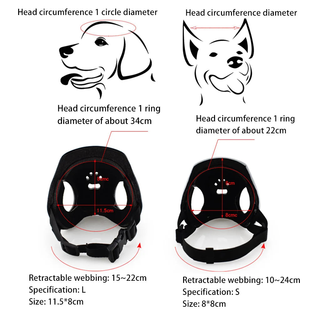 Dog Helmet with Ear Holes Hard Pet Safety Helmet Lightweight Dogs Hat for Outdoor Activities, Travel, Camping