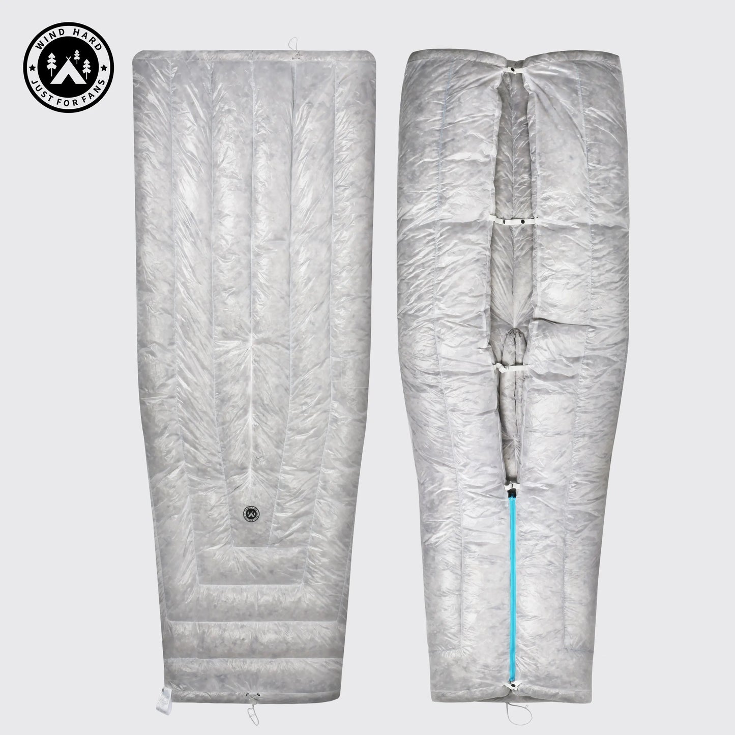AEGISMAX Wind Hard Tiny Pro 10D 800FP Multifunctional Down Sleeping Bag Quilt,Wearable Ultralight Camping Sleeping Bag Hammock
