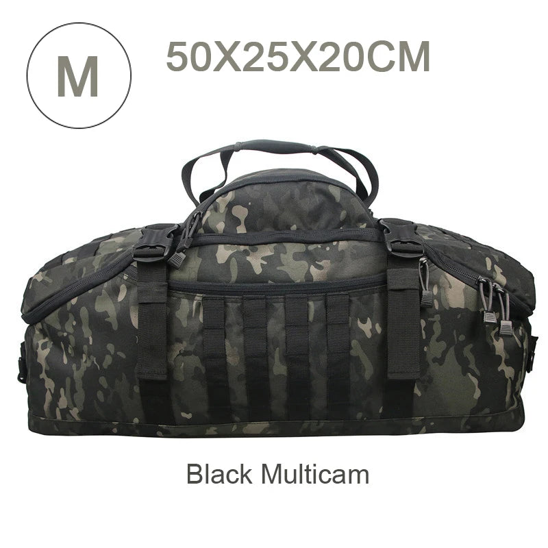 LQARMY 45L 80L Camping Backpacks Men Tactical Backpack Molle Hiking Travel Climbing Rucksack Sports Gym Duffel Bag