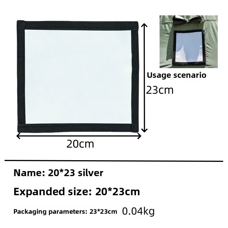 Outdoor Wood Stove Tent Heater Stainless Steel 3 Glass Fire Observation Fireplace Brazier Portable with Chimney Camping Furance