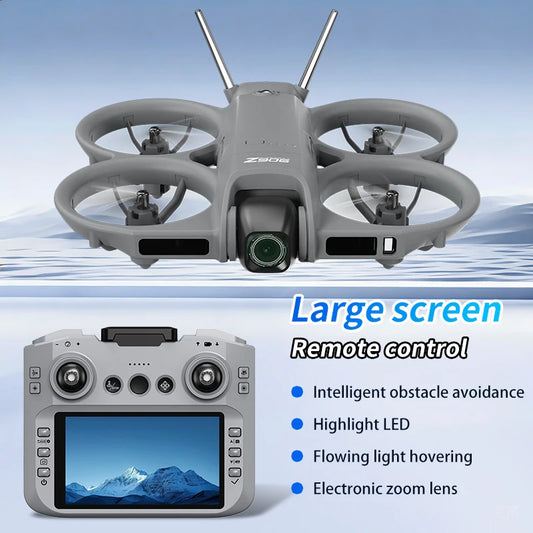 2026 Drone With 4.3-inch Large Screen 8k High-definition Aerial Photography Obstacle Avoidance Remote Control Quadcopter