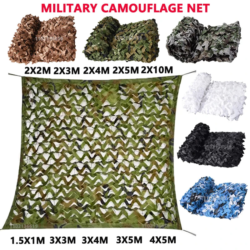 Military camouflage net military uniform camouflage net hunting camouflage net car tent white blue green black jungle