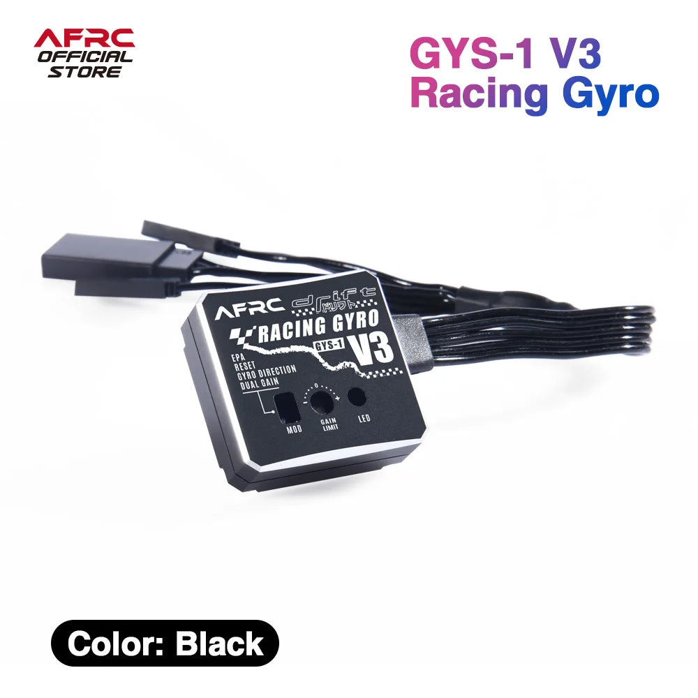 AFRC-GYS-1 V3 RACING Gyro Drift Car Stabilizer CNC Metal Case For 1/28 1/18 1/10 1/8 RC Cars /Boats Model DIY Assembly Upgrading