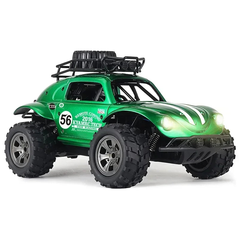 1:18 Beetle RC Drift Car, 2.4G Remote Control Car Toy, High-Speed Off-Road RC Cars, Fine Sticker, Cool Lights, Kids Toys, Holida