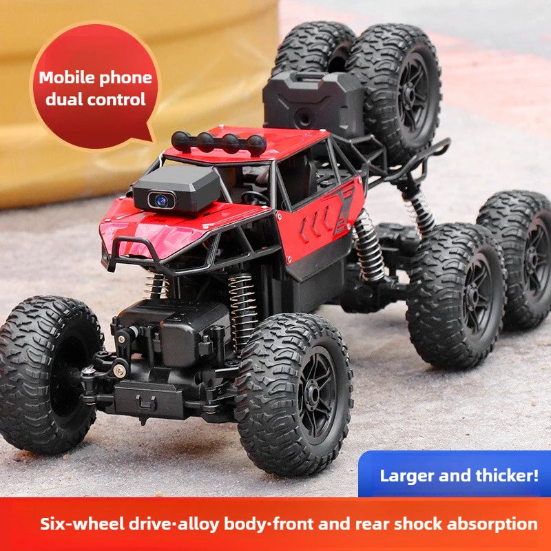 Kawaii 39cm Large Alloy 4WD Rc Cars,Remote Control Car Model,8-wheel 8K HD Camera Off-road Rc Drift Car,Toys For Boys,Funny Gift