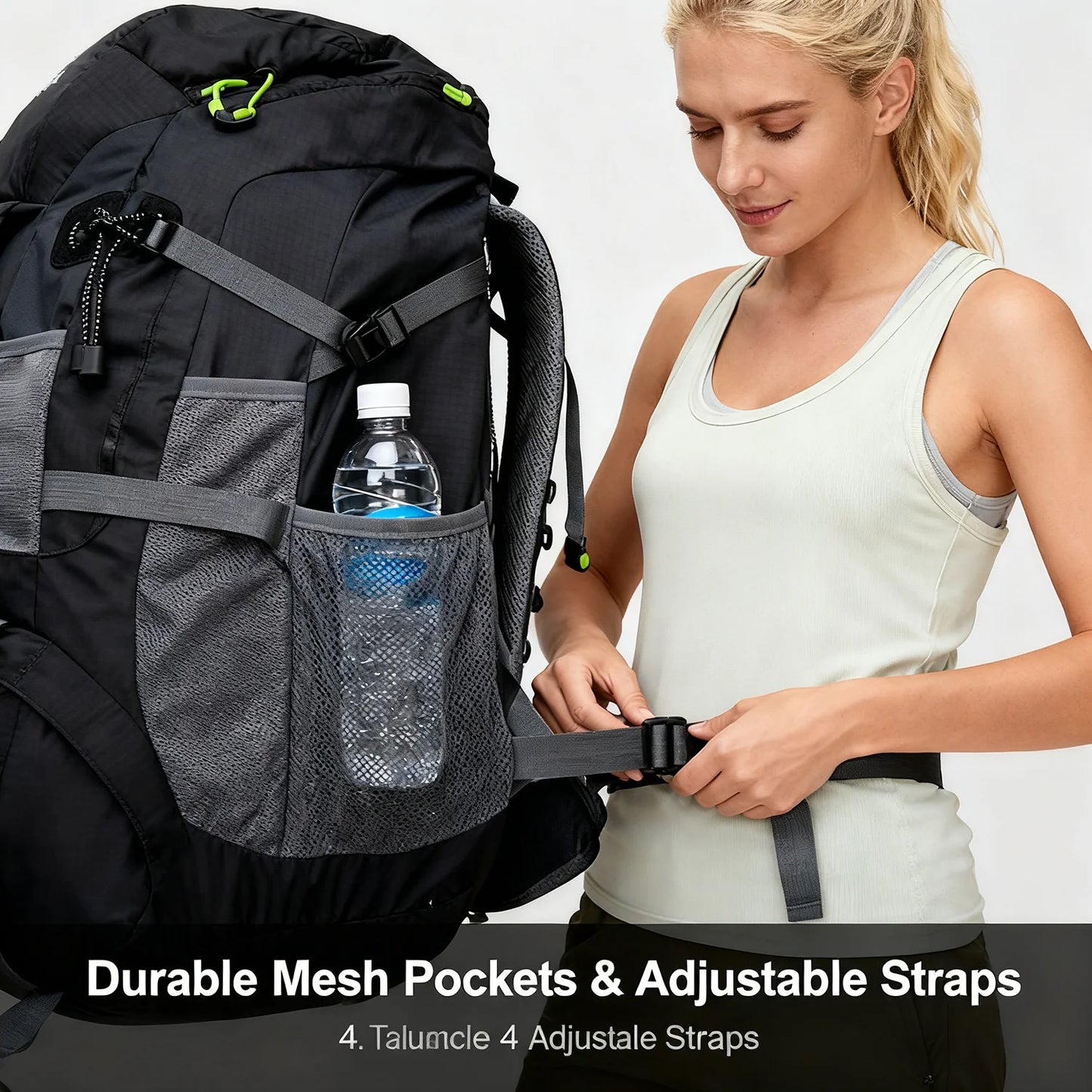 High Quality Brand FREE KNIGHT Outdoor 50L Backpack Double Shoulder Bag Women's Hiking Sports Travel Camping Bag Men's Backpacks