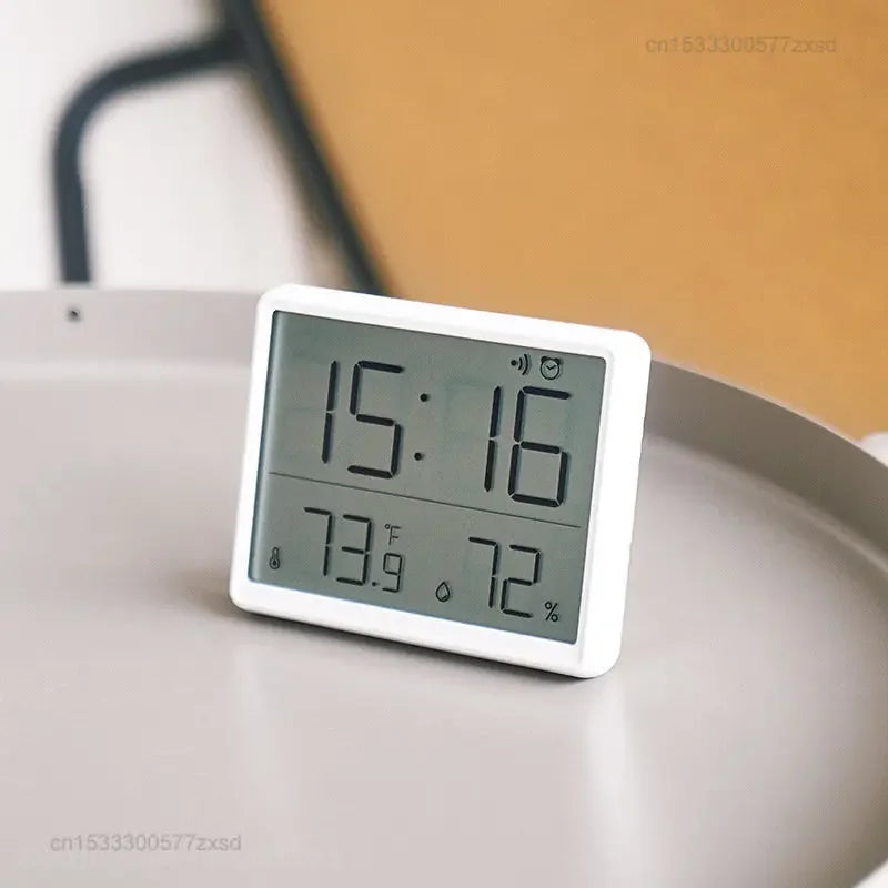 MIJIA Multifunction Thermometer Hygrometer Automatic Electronic Temperature Humidity Monitor Clock Monitor Wall Monitor Clocks