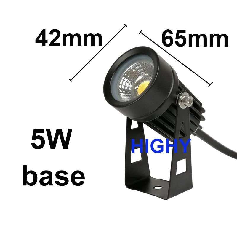 Waterproof Outdoor Garden Lawn Lamps 220V 110V 12V 3W 5W LED Lawn Light Spike Bulb Tuinverlichting Outdoor Lighting for garden