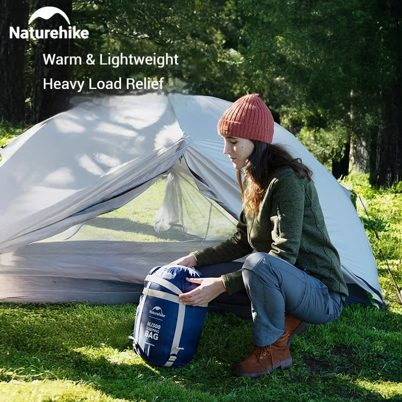 Naturehike Mummy Sleeping Bag -5~7℃ MJ300 / MJ600 for Outdoor Camping Hiking Travel Winter Spring Warm Sleeping Bag Portable