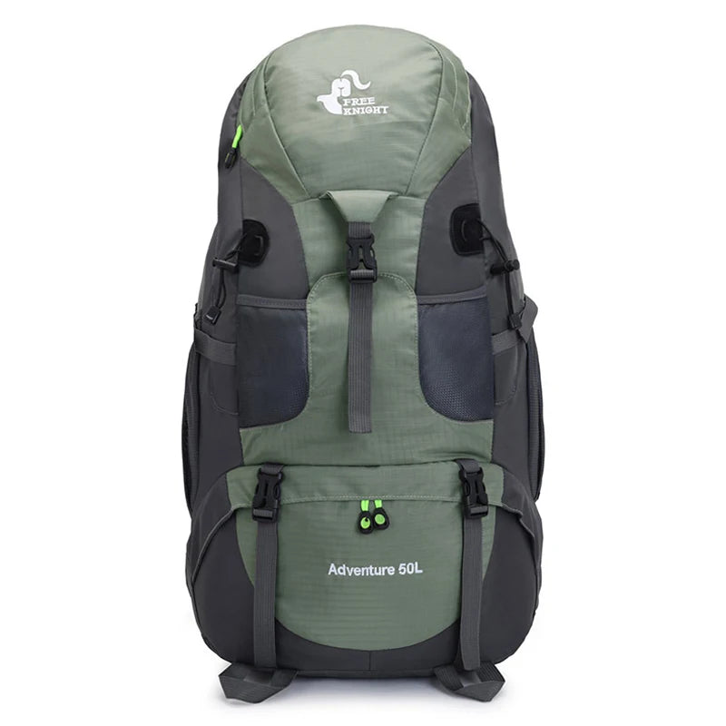 High Quality Brand FREE KNIGHT Outdoor 50L Backpack Double Shoulder Bag Women's Hiking Sports Travel Camping Bag Men's Backpacks