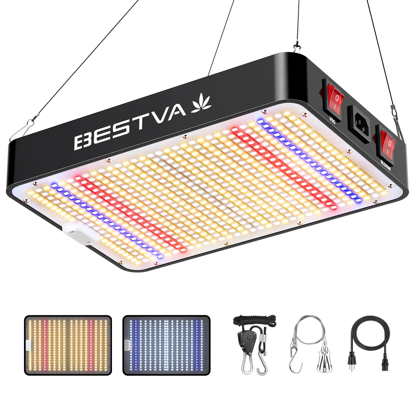 BESTVA grow lights Full Spectrum 1000W lm301h evo quantum board grow led for indoor plants hydroponics growing system greenhouse