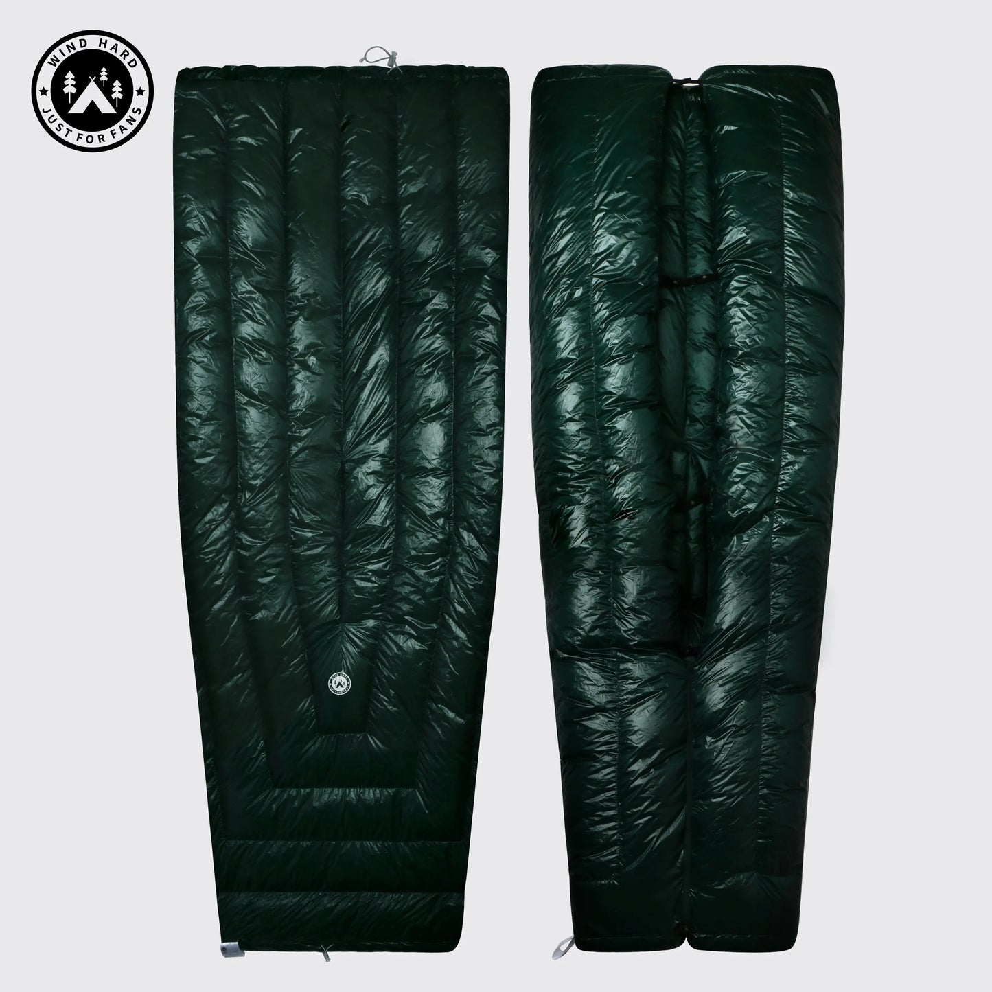 AEGISMAX Wind Hard Tiny Pro 10D 800FP Multifunctional Down Sleeping Bag Quilt,Wearable Ultralight Camping Sleeping Bag Hammock
