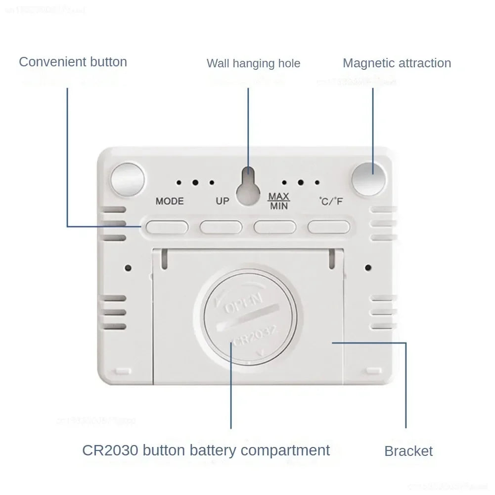 MIJIA Multifunction Thermometer Hygrometer Automatic Electronic Temperature Humidity Monitor Clock Monitor Wall Monitor Clocks