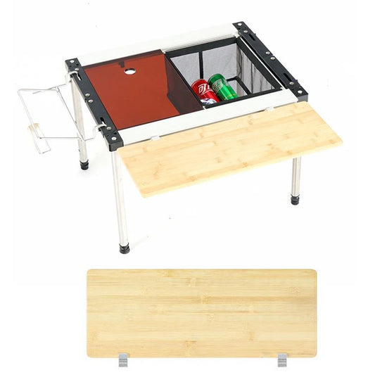 IGT Table Extension Bamboo Plate Camping Portable Board IGT Table Top Picnic Outdoor Kitchen IGT Accessories