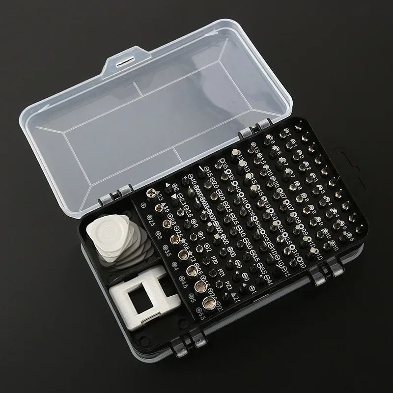 115 in 1 Multifunctional Precision Magnetic Screwdriver Set Computer PC Mobile Phone Equipment Repair Screwdrive Kit Hand Tools