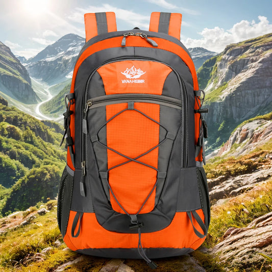 Multifunctional Hiking Backpack: Nylon, Waterproof, Lightweight Daypack for Travel & Camping with Large Capacity