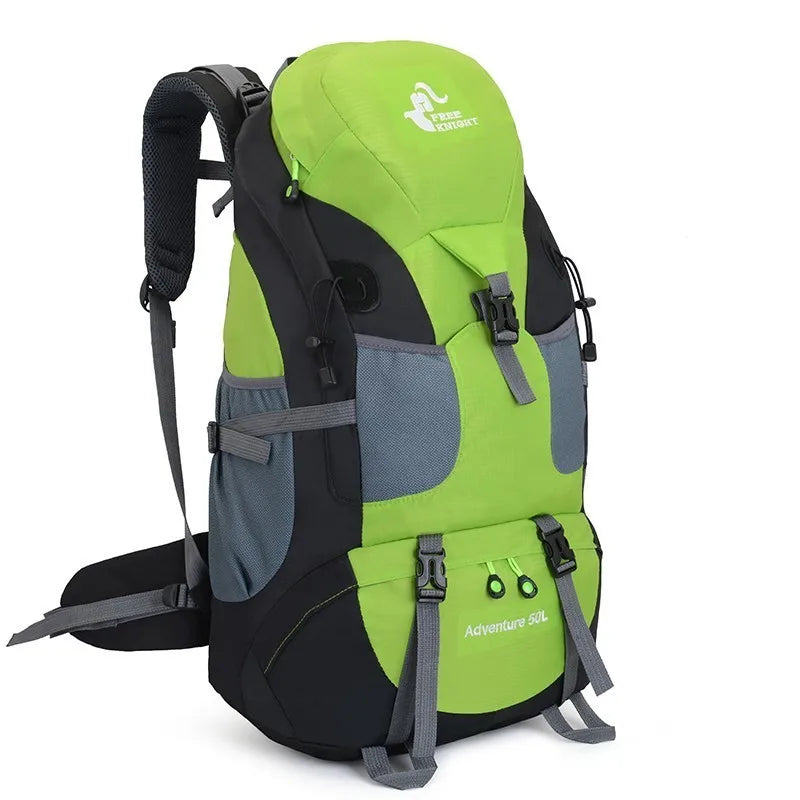 50L Outdoor Trekking Backpack Men Women Camping Hiking Bag Mountaineering Backpack Multi-functional Lightweight Sports Bag