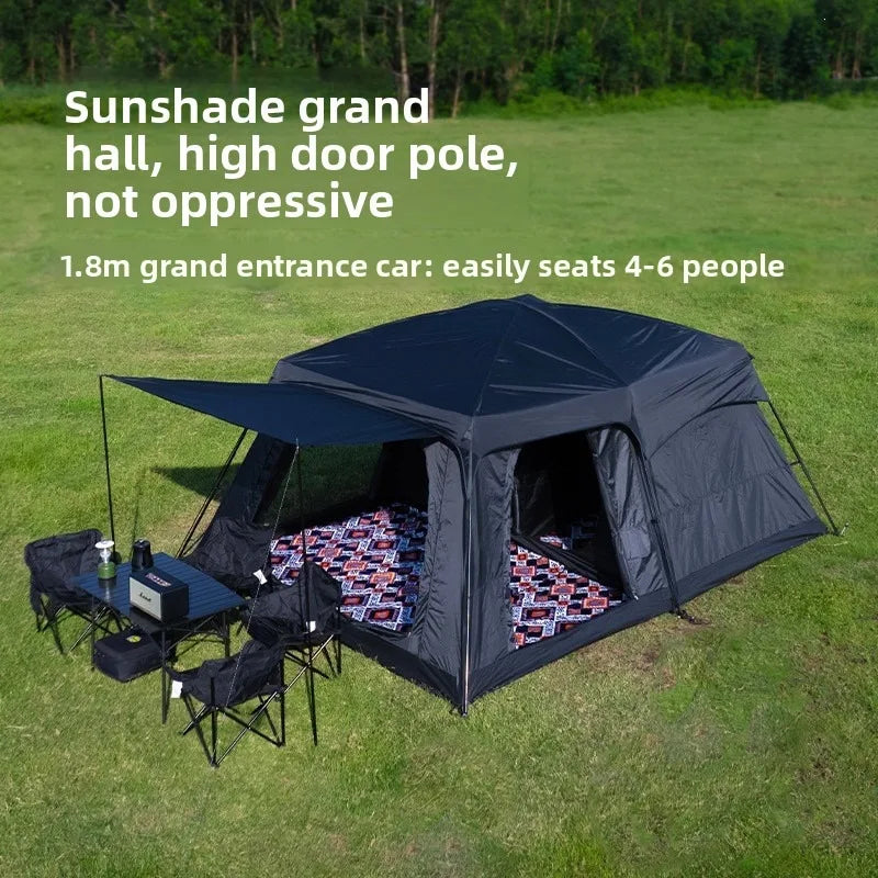 Two Room Tent Family Camping Quick Setup Waterproof Portable Shelter Outdoor Camping Tent Tents Outdoor Camping Ultralight Tent