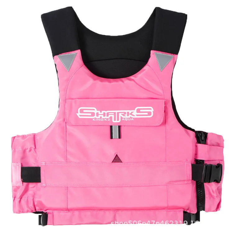 Adult Boys Girls Life Jacket Swim 50N Buoyancy Aid Vest Sportwear for Kayak Fishing Watersport, Swimsuit for Surfing Canoeing