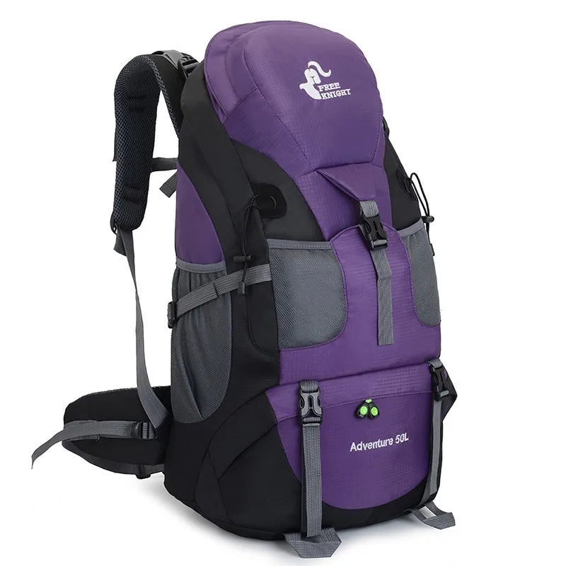 50L Outdoor Trekking Backpack Men Women Camping Hiking Bag Mountaineering Backpack Multi-functional Lightweight Sports Bag