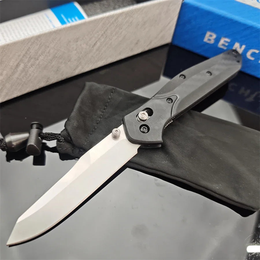 BM 940 EDC Axis Knife with Black Nylon Glass Fiber Handle Folding Pocket Knife Outdoor Knives Multitool Camping Fishing Hunting