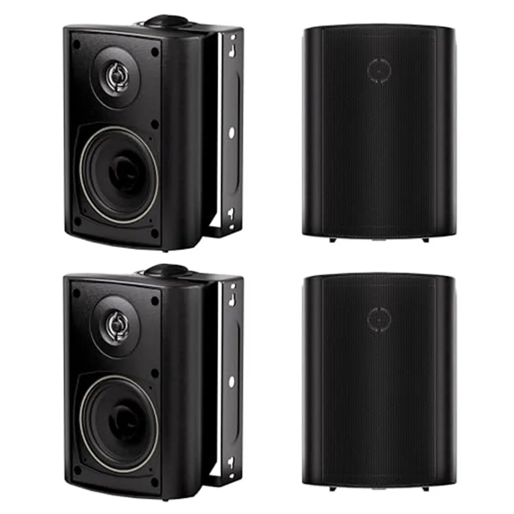 Herdio 4 Inch Outdoor Speaker Passive 400W Wireless Stereo Subwoofer Music Full Range Audio Bass Loudspeaker For Home Theater