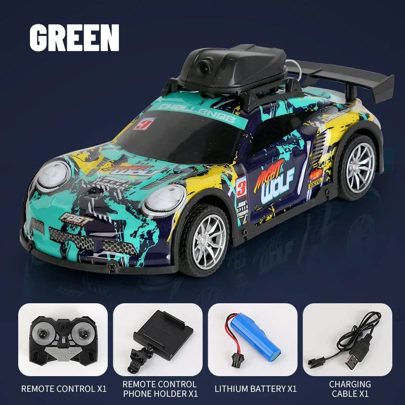 480P Camera RC Cars 2.4G 4CH Remote Control Racing Cars High Speed Radio Controlled Vehicle Car Model Toys Children Kids Gifts