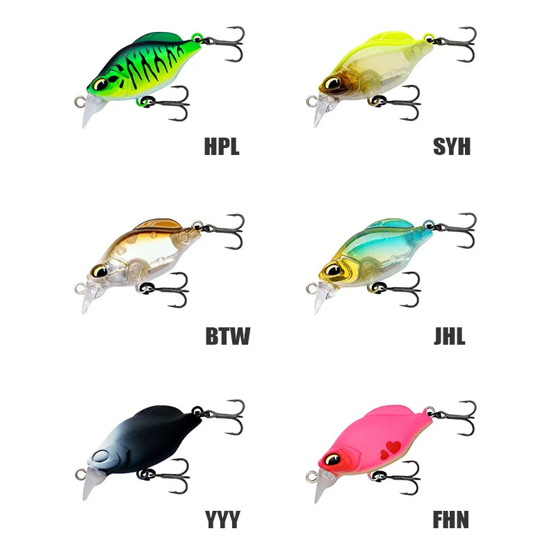 Ravencraft P-Rhodeus Swing & Sinking MINNOW 35mm 3.7g Freshwater PTFE Hook 1pc/pack Advanced Stream Fishing Gear