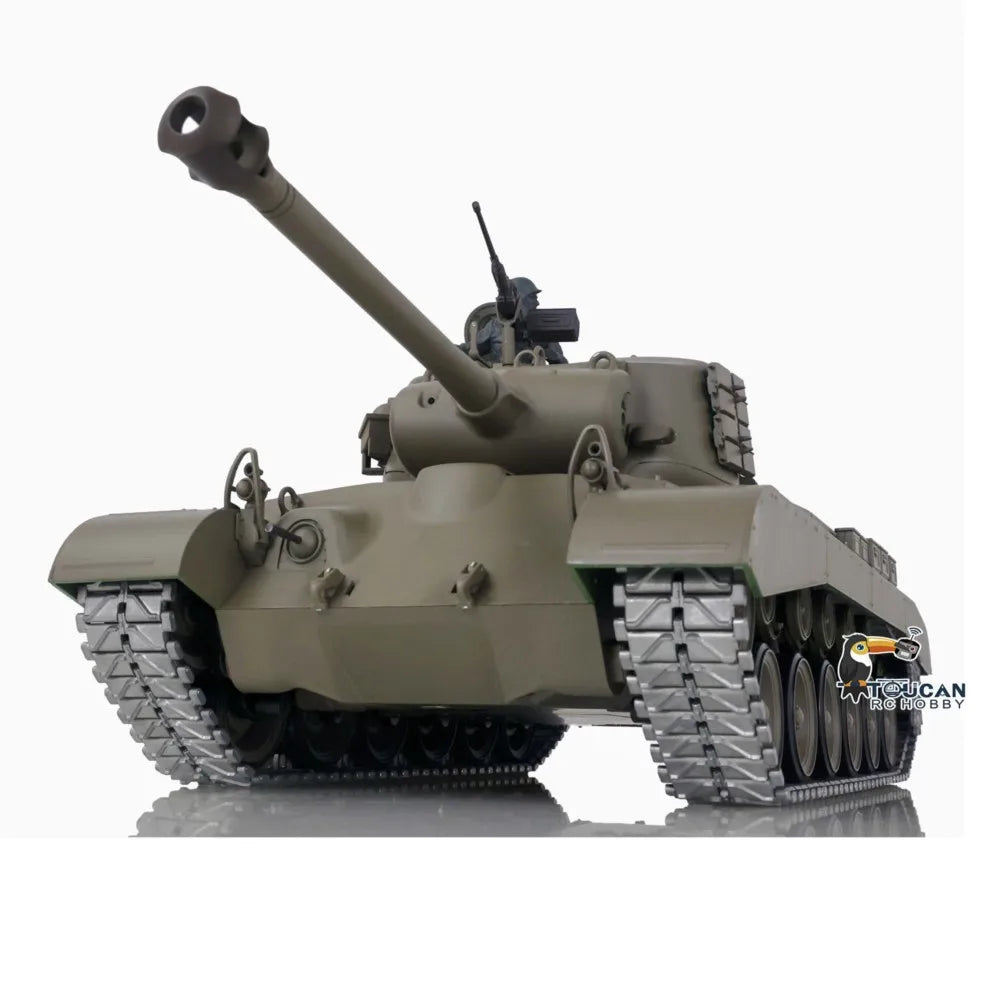 US Stock Heng Long 1/16 Scale 7.0 Upgraded M26 Pershing RTR RC Tank 3838 Metal Tracks Cars Radio Control Panzer Vehicle TH17304
