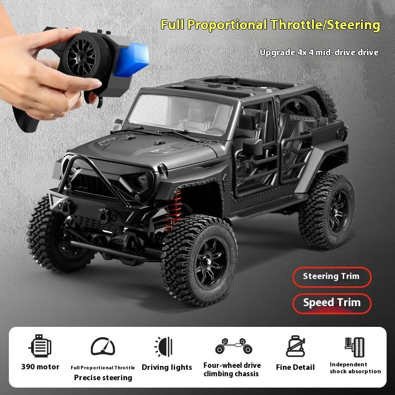 MN128 RC Cars 1:12 Jurassic Dinosaur Edition Herdsman Remote Control Car 4WD Off road Vehicle Model Car Adult Gifts Toys