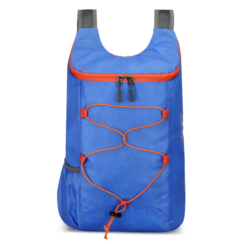 Folding Camping Bag Storage Bag Mountaineering Outdoor Splash proof Backpack Large Capacity Hiking Lightweight Travel Backpack