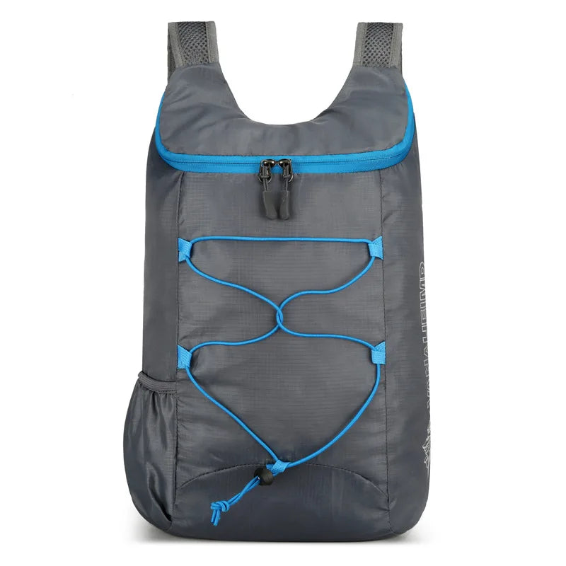 Folding Camping Bag Storage Bag Mountaineering Outdoor Splash proof Backpack Large Capacity Hiking Lightweight Travel Backpack