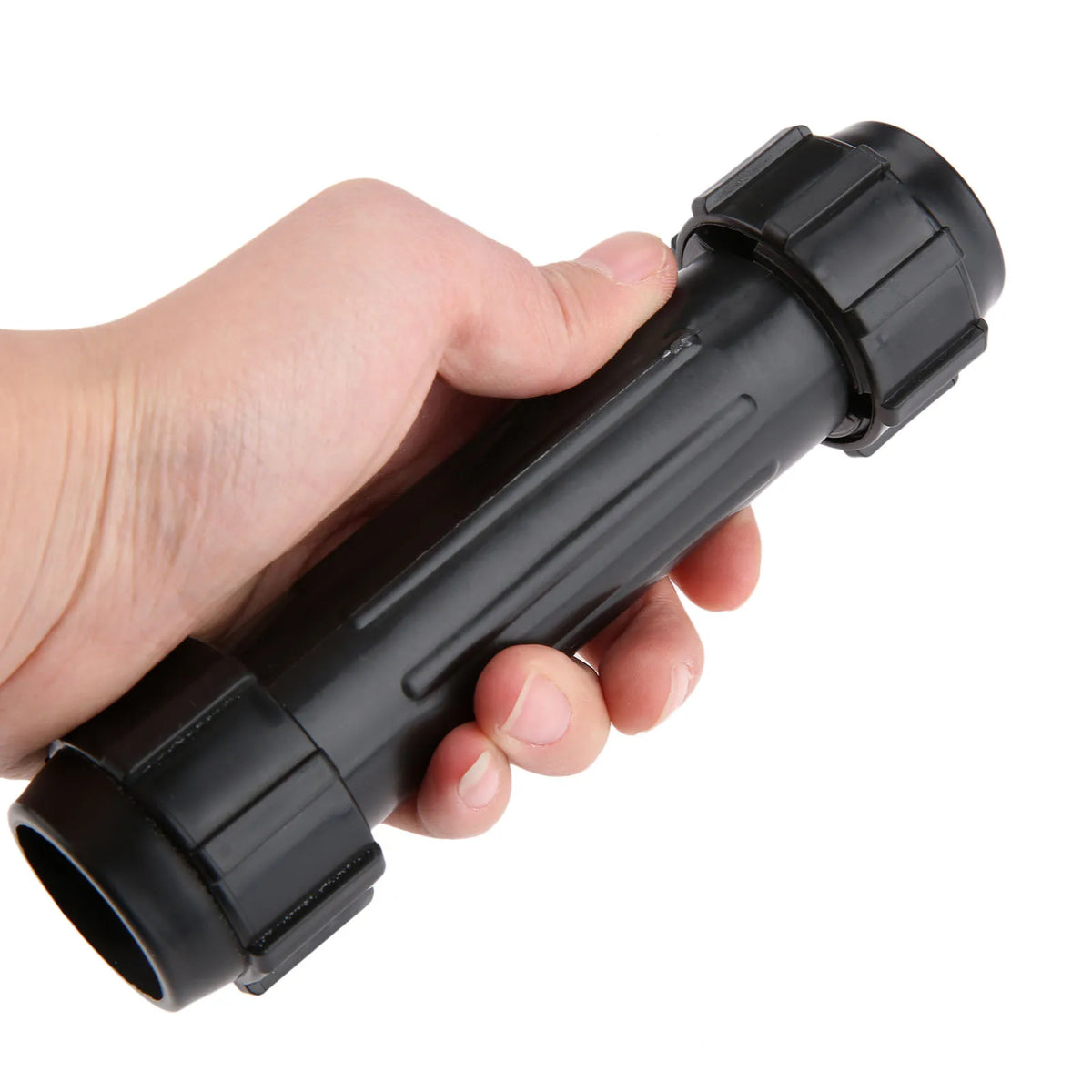 1 Pc Kayak Paddle Boat Oars Canoe Paddles ABS Plastic Connector with Two Threaded Caps Black Boat Accessory