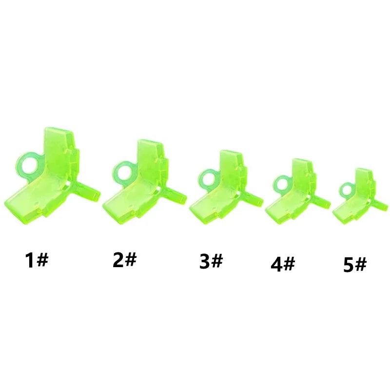 Popular 100-10Pcs Durable Three Hook Protective Cap Fishing Hook Cap Fishing Hook Protection Safety Fishing Gear Accessories