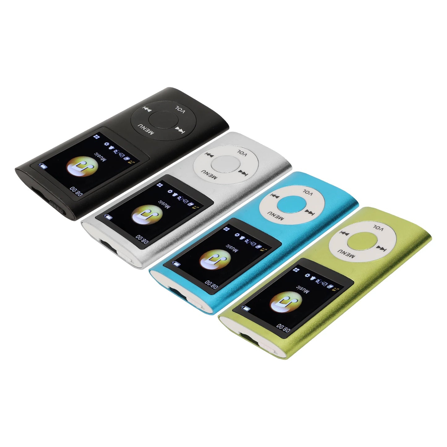 MP3 Player Stylish Multifunctional Lossless Sound Slim 1.8 Inch LCD Screen Portable MP3 Music Player MP3 Player Mini MP3 Player