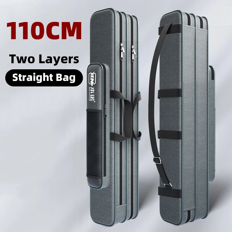 Fishing Rod Bag Fishing Gear Bag 80cm-130cm Multifunctional Rod Bags Double-layer or Three-layer Large Thick Belly Fish Backpack